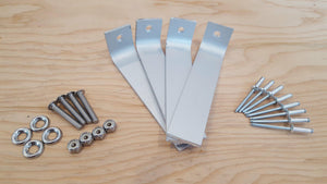 CANOT | Ensemble de support pour siège en aluminium