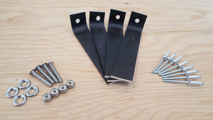 CANOT | Ensemble de support pour siège en aluminium